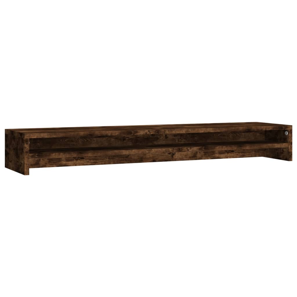 Vidaxl Monitor Standard 100x24x13 cm verarbeiteter Holzgeräuchchen -Eiche gefärbt