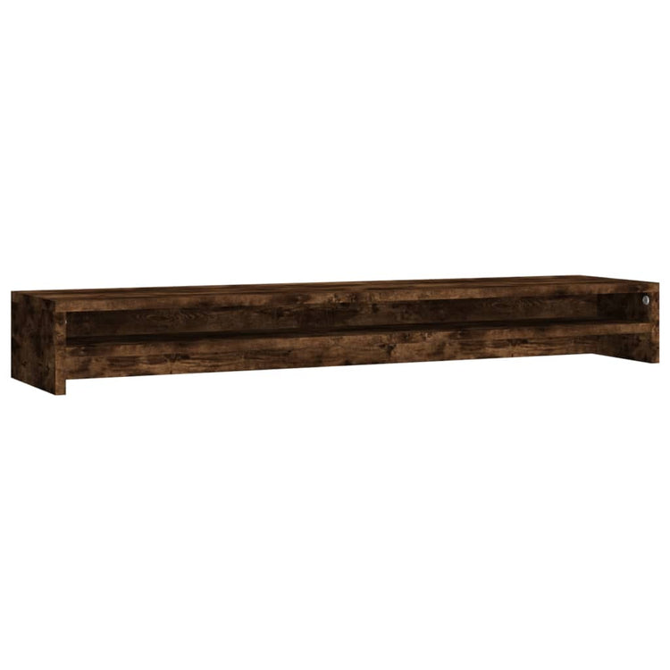 Vidaxl Monitor Standard 100x24x13 cm verarbeiteter Holzgeräuchchen -Eiche gefärbt