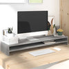 Vidaxl Monitor Standard 100x24x13 cm verarbeiteter Holzgrau Sonoma Eiche