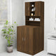 Vidaxl Waschmaschinenschrank 70,5 x 25,5 x 90 cm Braune Eiche Farbe