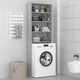 Vidaxl Waschmaschinenschrank 64x24x190 cm graue Sonoma Eichefarbe