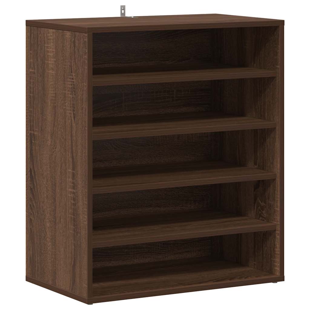 Vidaxl Schuhschrank 60x35x70 cm Schnitt Holzbraune Eiche Farbe