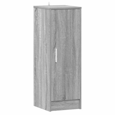 VIDAXL -Schuhschrank 32x35x92 cm propertiertes Holzgrau Sonoma Eiche gefärbt