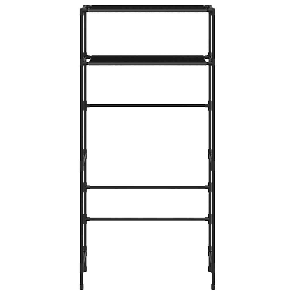 Vidaxl-Waschmaschinerie 2-layer 69x28x143 cm Eisenschwarz