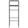 Vidaxl Toilett 2-Schicht 53,5x28x143 cm Eisenschwarz