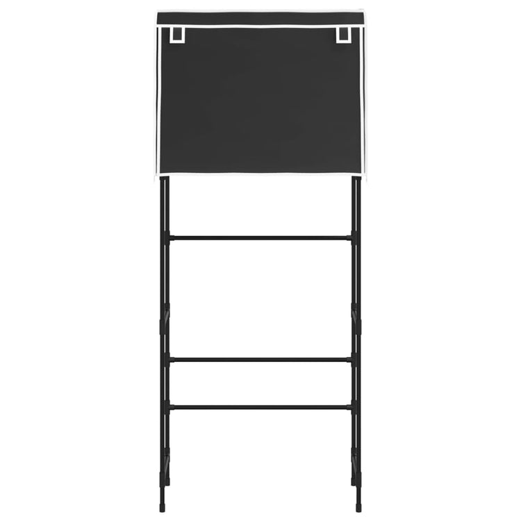 VIDAXL-LAGE-RAK für Boven Waschmaschine 2-layer 71x29.5x170,5 cm Schwarz