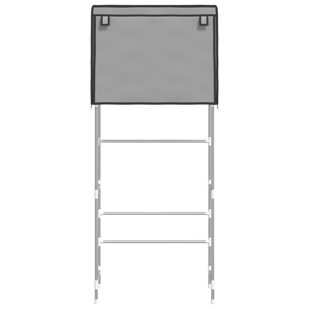 VIDAXL-LAGE-RAK für Boven Waschmaschine 2-layer 71 x 29,5x170,5 cm Grau