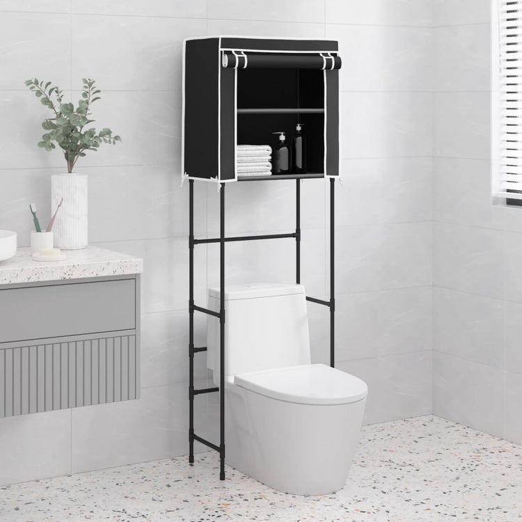 Vidaxl Toiletter 2-Laags 56x30x170 cm Eisenschwarz