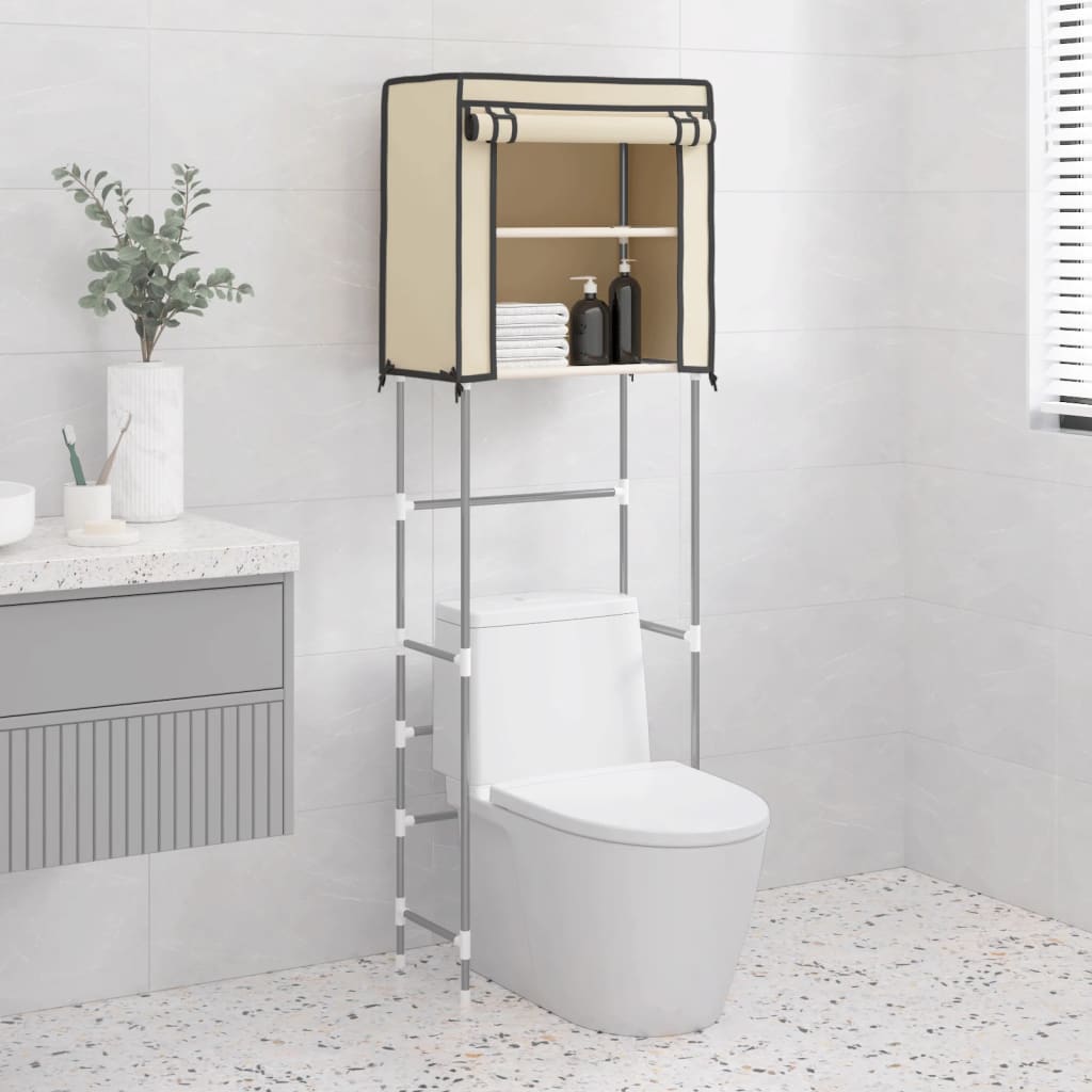 VIDAXL Toiletter 2-layer 56x30x170 cm Eisen-Creme-farbig