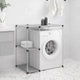 VIDAXL -LAARTRABE FÜR OBER WASSEN MACHINE 87X55X90,5 cm Iron Grey