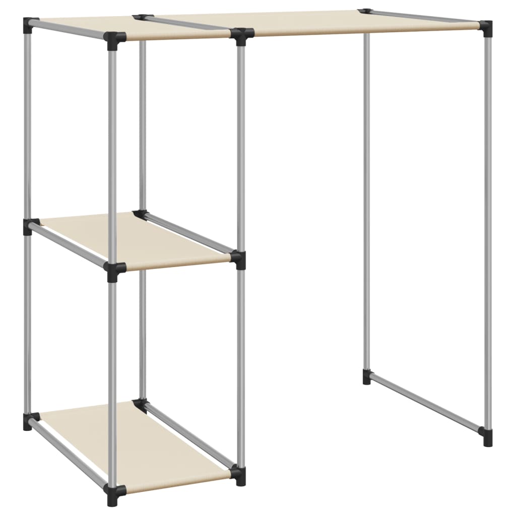 VIDAXL -LAGE -RAKE für Boven -Waschmaschine 87x55x90,5 cm Eisencreme -Colored