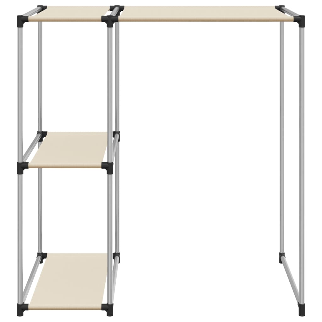 VIDAXL -LAGE -RAKE für Boven -Waschmaschine 87x55x90,5 cm Eisencreme -Colored