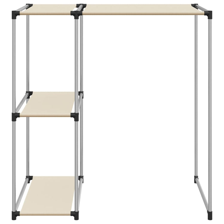 VIDAXL -LAGE -RAKE für Boven -Waschmaschine 87x55x90,5 cm Eisencreme -Colored