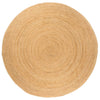 Vidaxl Teppich um 180 cm geflochtene Jute