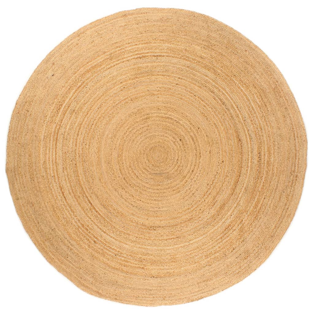 Vidaxl Teppich um 180 cm geflochtene Jute