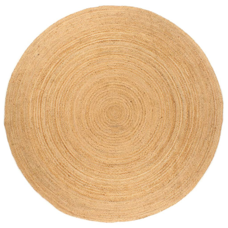Vidaxl Teppich um 180 cm geflochtene Jute