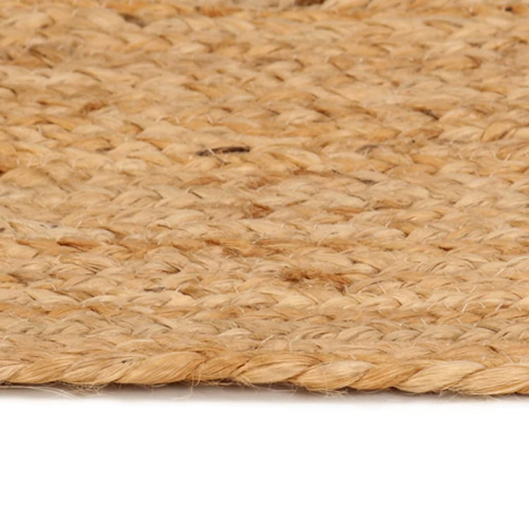Vidaxl Teppich um 180 cm geflochtene Jute