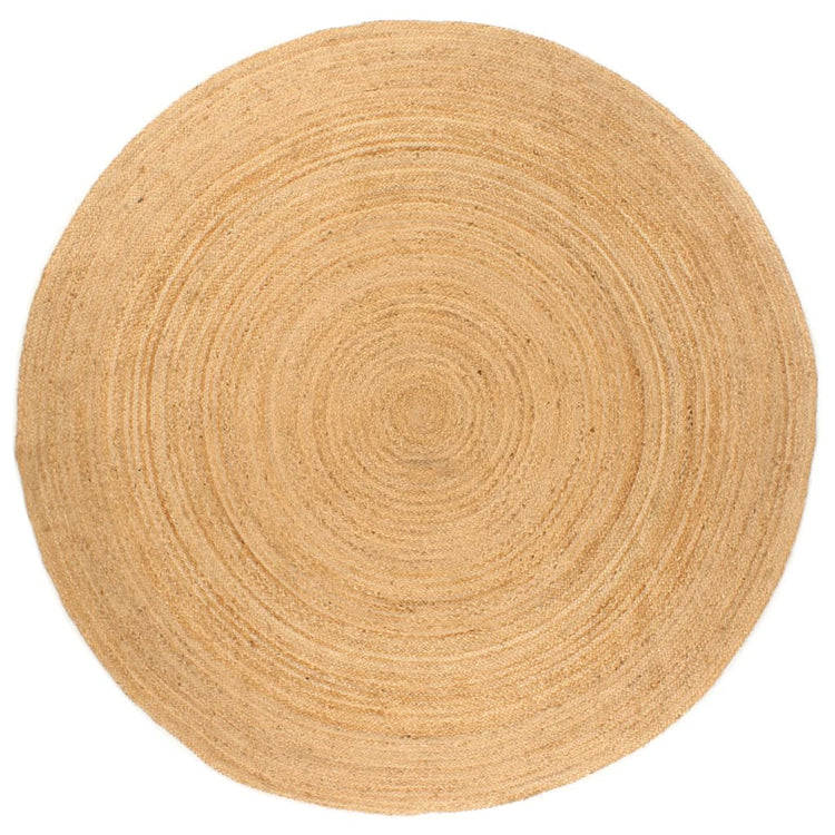 Vidaxl Teppich um 240 cm geflochtene Jute