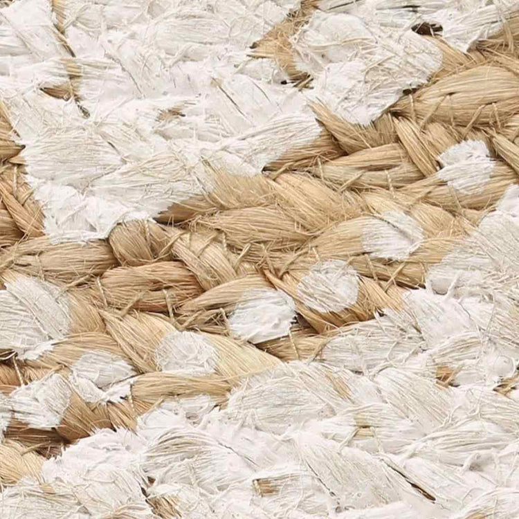 VIDAXL -Teppich mit dem Druck um 210 cm geflochtene Jute
