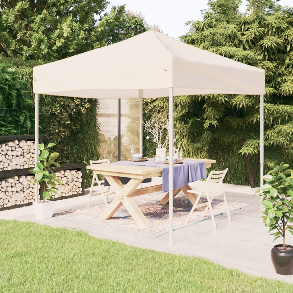 Vidaxl Partytent faltbar 2x2 m cremefärt
