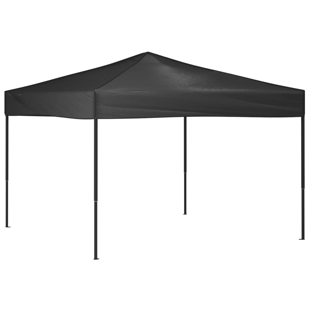 Vidaxl Partytent Foldable 3x3 m Anthrazit -geläutet