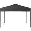 Vidaxl Partytent Foldable 3x3 m Anthrazit -geläutet