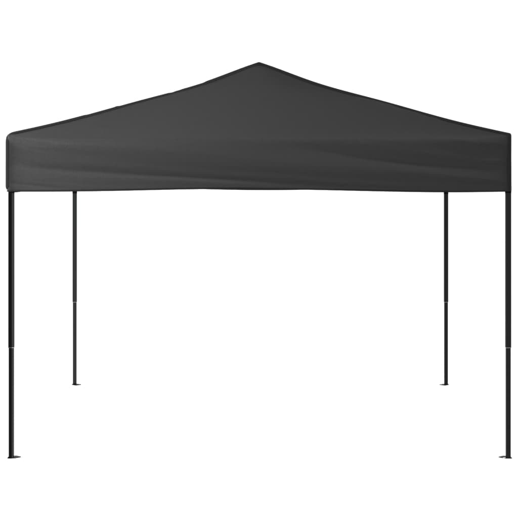 Vidaxl Partytent Foldable 3x3 m Anthrazit -geläutet