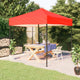 Vidaxl Partytent faltbar 3x3 m rot