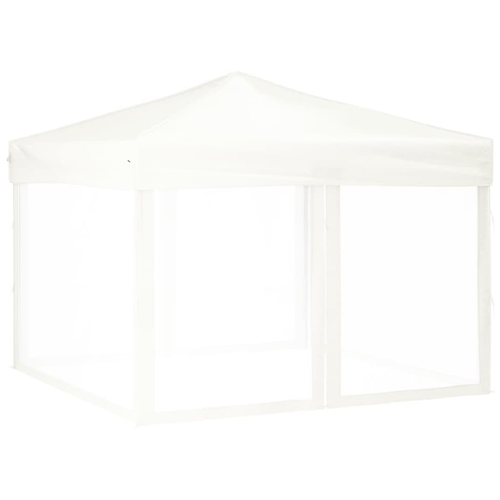 Vidaxl Partytent faltbar mit Seitenwänden 3x3 m weiß