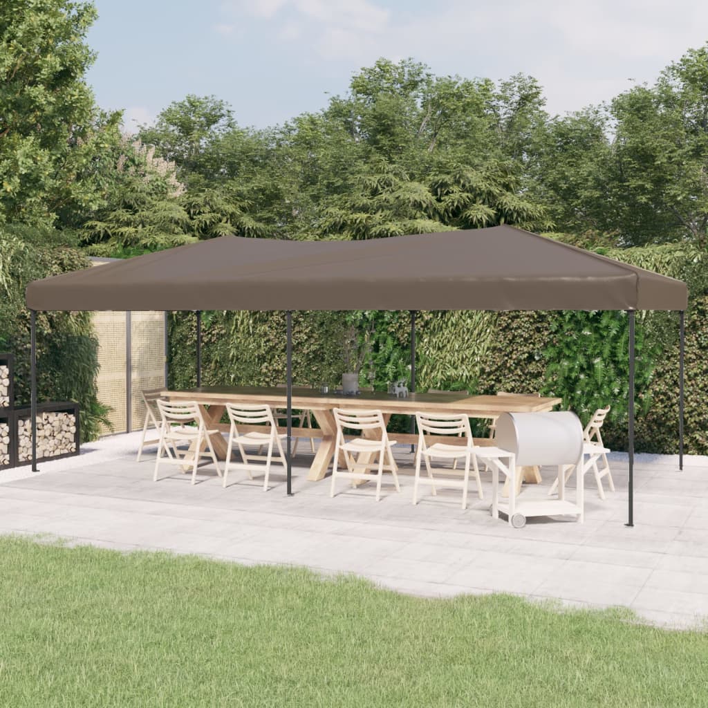 Vidaxl Partytent Foldable 3x6 m Taupe