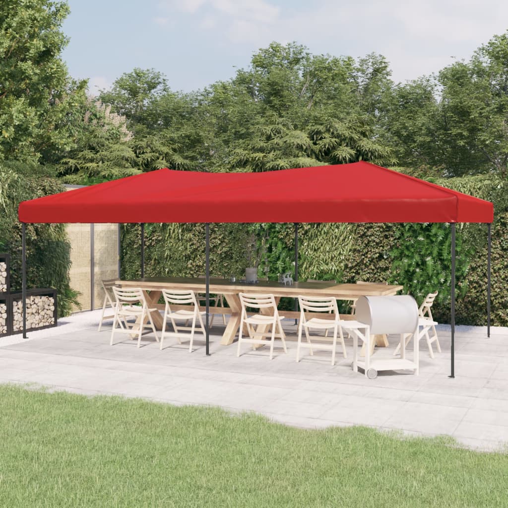Vidaxl Partytent faltbar 3x6 m rot