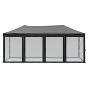 Vidaxl Partytent faltbar mit Seitenwänden 3x6 m schwarz - afbeelding 3