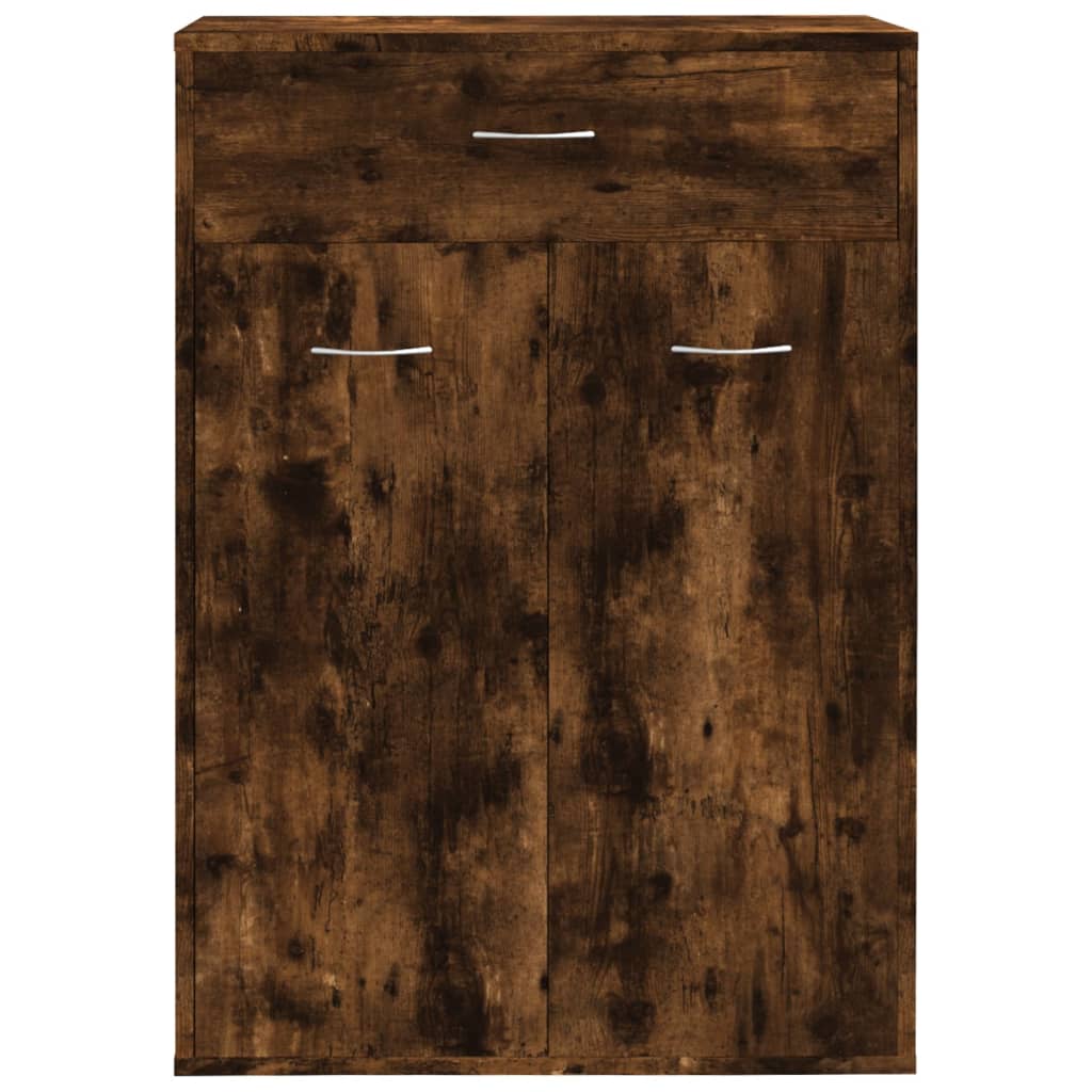 Vidaxl Schuhschrank 60x35x84 cm Propertiertes Holzgeräuchchen -Eiche gefärbt