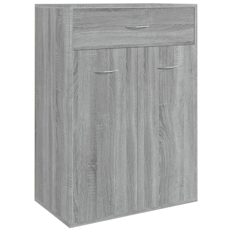 VIDAXL -Schuhschrank 60x35x84 cm Propertiertes Holzgrau Sonoma