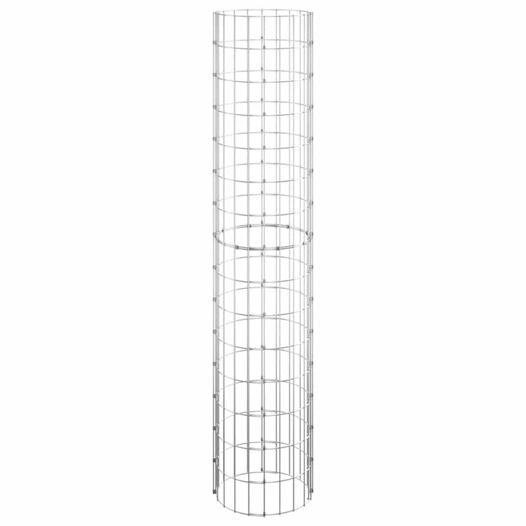 Vidaxl Gabion Pole Round Ø30x150 cm verzinkter Stahl
