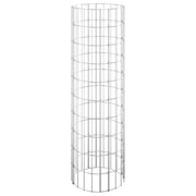 Vidaxl Gabion Pflanzer 3 ST Runde erhöht Ø30x100 cm Stahl - afbeelding 3