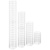 VIDAXL GABION PLANTERS 4 ST Runde erhöht Ø30x50 100 150 200 cm