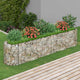 Vidaxl Gabion -Pflanzer erhöhte 260x50x50 cm verzinkte Eisen
