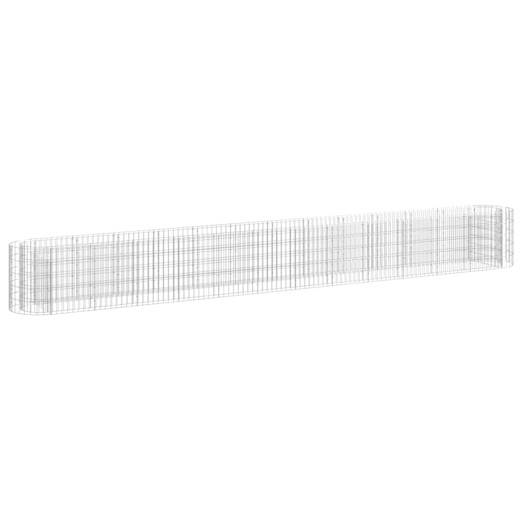 Vidaxl Gabion Pflanzer 470 x 50 x 50 cm verzinkt