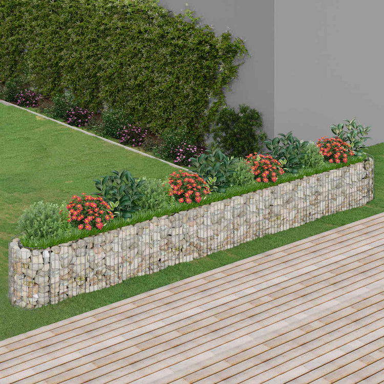 Vidaxl Gabion Pflanzer 470 x 50 x 50 cm verzinkt