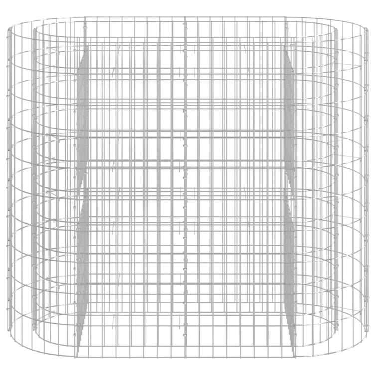 Vidaxl Gabion -Pflanzer erhöhte 120 x 50 x 100 cm verzinkte Eisen