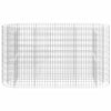 Vidaxl Gabion -Pflanzer hob 190x50x100 cm verzinktes Bügeleisen
