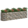 Vidaxl Gabion -Pflanzer vermehrte 400x100x100 cm verzinktes Eisen