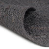 Vidaxl Teppich handgefertigt um 210 cm Jute dunkelgrau