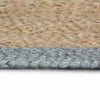 Vidaxl Teppich handgefertigt mit Olive -Green -Kante 240 cm Jute