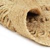 Vidaxl Teppich handgefertigt 210 cm geflochtener Jute