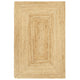 Vidaxl Teppich handgefertigt 80x250 cm Jute