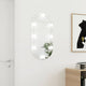 VIDAXL -Spiegel mit LED -Beleuchtung oval 80 x 40 cm Glas
