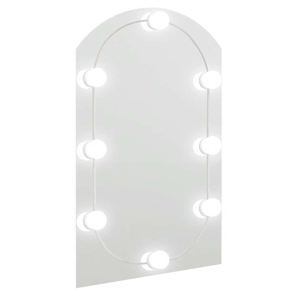 Vidaxx Spiegel mit LED-Beleuchtungsbogen 60x40 cm Glas