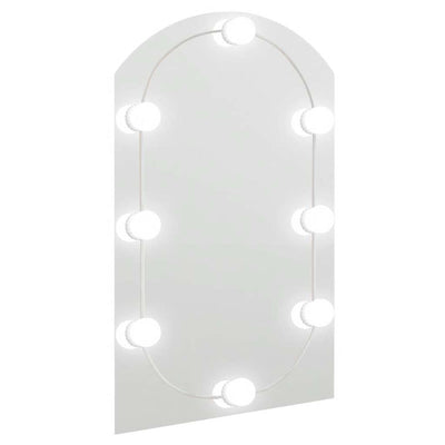 Vidaxx Spiegel mit LED-Beleuchtungsbogen 60x40 cm Glas